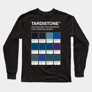 TARDISTONE colour chart (whiteout) Long Sleeve T-Shirt